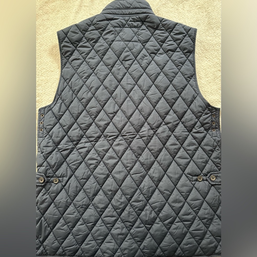 NWT Polo by Ralph Lauren Navy The Beaton Quilted Vest (XLT) - Picture 9 of 11